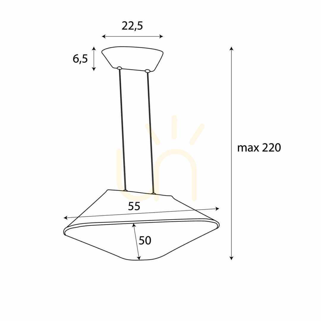 Zobrazit Závěsné svítidlo Max Light Carbon P0567 černé šedé 50 cm LED 8W Závěsné svítidlo Max Light Carbon P0567 černé šedé 50 cm LED 8W