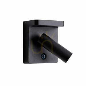 Nástěnné světlo Max Light Lofer W0374 černé 7W 3000K LED small 1