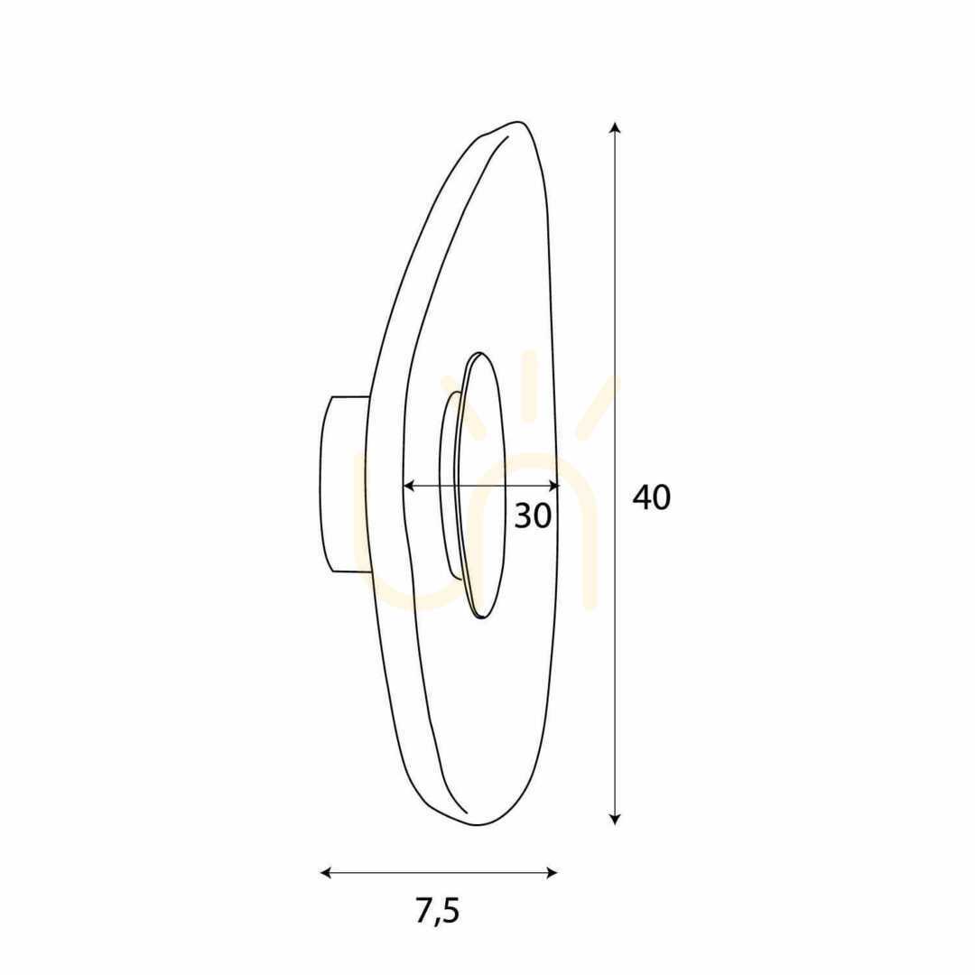 Zobrazit Nástěnné světlo Max Light Deux W0559 krémová šedá 40 cm LED 5W Nástěnné světlo Max Light Deux W0559 krémová šedá 40 cm LED 5W
