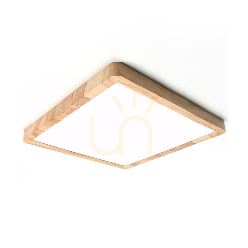 Kontrola Plafón Italux Olbis LED dřevěný 30 cm 24W IP44 PLF-63827-300L-24W-WO