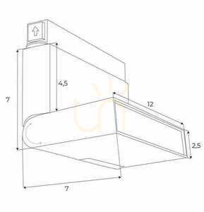 Lištové svítidlo Max Light MAX M0029Z bílé magnetické Zigbee 5,3W LED small 4