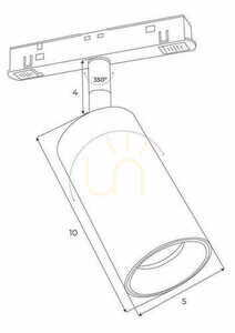 Lištové svítidlo Max Light MAX M0031Z bílé Zigbee 9,4W 795 lm 2700-5000K small 3