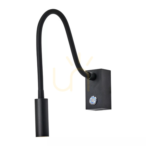 Kontrola Nástěnné svítidlo Adjusta 1xLED černé WL0117-BK