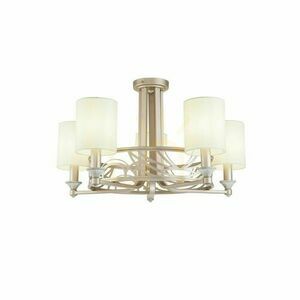 Lustr Maytoni VITTORIA H004CL-05BG – zlatý, 5xE14 max 40W, Ø71 cm, krémová stínidla, záruka 5 let small 2
