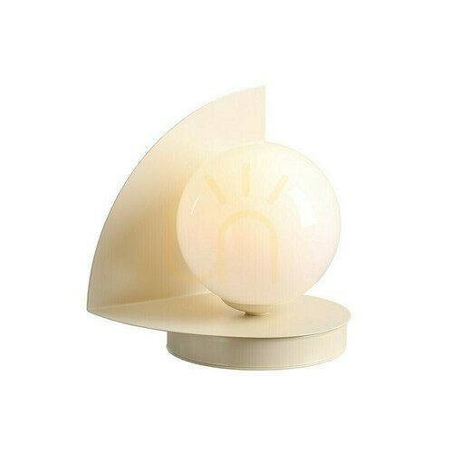 Kontrola Stolní lampa Aldex Loop béžová sklo kov 1125B9