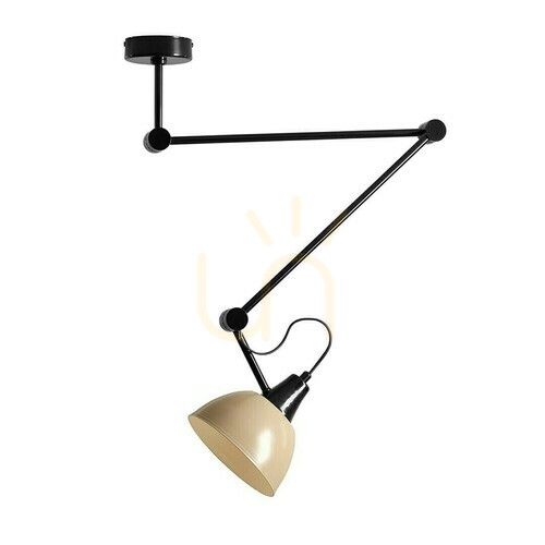 Kontrola Plafond Aldex Aida béžový kov 17 cm 1x15 W 1141PL_G3_17
