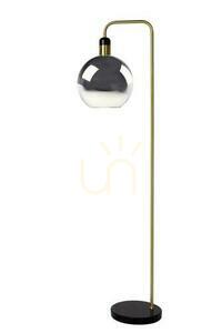 Stojací lampa Lucide JULIUS 34738/01/65 kouřové sklo, mramorová podstava, 1xE27, 158 cm small 1