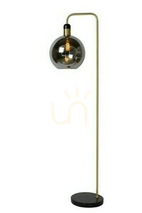Stojací lampa Lucide JULIUS 34738/01/65 kouřové sklo, mramorová podstava, 1xE27, 158 cm small 0