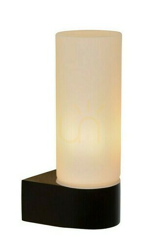 Kontrola Nástěnné svítidlo Lucide JESSE černé IP44 G9 LED sklo 04202/01/30