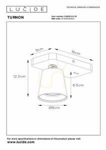 Nástěnné svítidlo Lucide TURNON černé LED GU10 5W IP20 09928/05/30 small 6