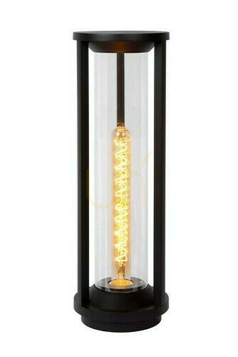 Kontrola Venkovní sloupek Lucide CADIX černý 50 cm E27 IP65 15804/50/30