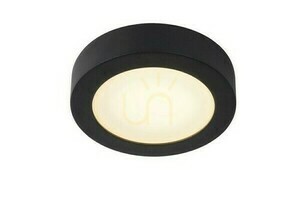 Plafon Lucide BRICE-LED černý 18 cm LED IP44 11W 686 lm 3000K 28116/18/30 small 0