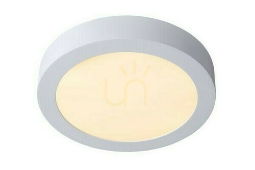 Kontrola Plafond Lucide BRICE-LED bílý 24 cm LED IP44 15 W 28116/24/31