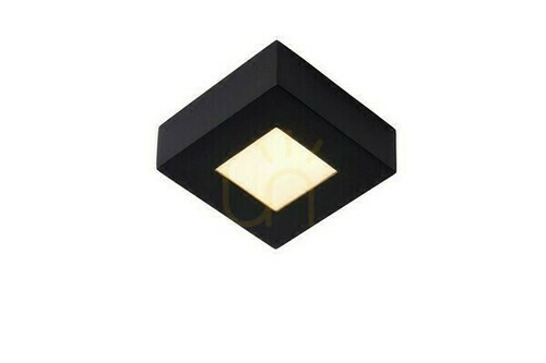 Kontrola Plafon Lucide BRICE-LED černý LED IP44 8W 28117/11/30