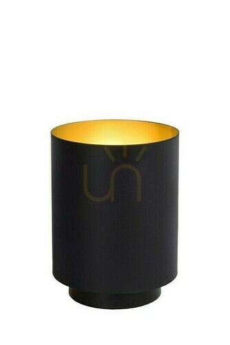 Kontrola Stolní lampa Lucide SUZY černá zlatá kovová E14 40W 16 cm 45588/01/30