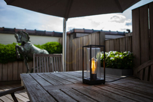 Venkovní stolní lampa Lutec FLAIR 6588801012 matně černá E27 IP44 small 1