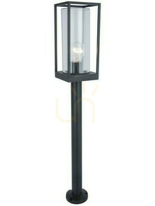 Venkovní sloupkové světlo Lutec Flair 7288801012 černé 75 cm E27 IP44 small 0