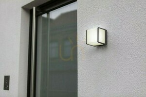 Venkovní nástěnné svítidlo Lutec TELIN LED 15 W antracitové IP54 small 1