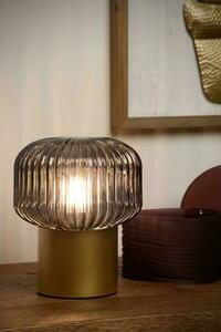 Stolní lampa Lucide JANY zlatá skleněná 18 cm E14 78595/01/02 small 3