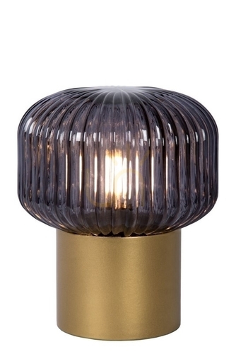 Kontrola Stolní lampa Lucide JANY zlatá skleněná 18 cm E14 78595/01/02