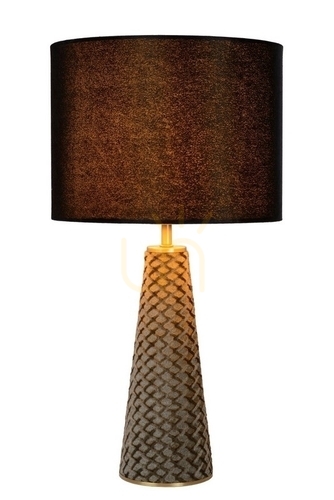 Kontrola Stolní lampa Lucide Extravaganza Velvet černá E27 47 cm 10501/81/30