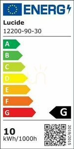Nástěnné svítidlo Lucide SEGIN černé LED 10W 400 lm 2700K 12200/90/30 small 8