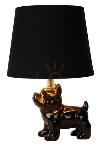 Kontrola Stolní lampa Lucide Extragvaganza Sir Winston černá retro 13533/81/30