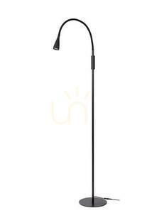 Stojací lampa Lucide ZOZY černá LED 3W stmívatelná dotykem 145 cm small 1