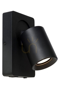 Nástěnné svítidlo Lucide NIGEL černé LED GU10 5W 09929/06/30 small 0
