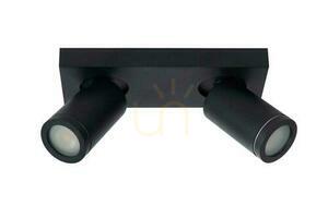 Koupelnové stropní svítidlo Lucide TAYLOR černé 2xGU10 LED Dim to Warm IP44 09930/10/30 small 1