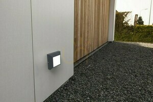Venkovní nástěnné svítidlo Lutec HELENA 6402101118 antracit LED 4W IP54 small 1