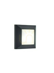 Venkovní nástěnné svítidlo Lutec HELENA 6402101118 antracit LED 4W IP54 small 0