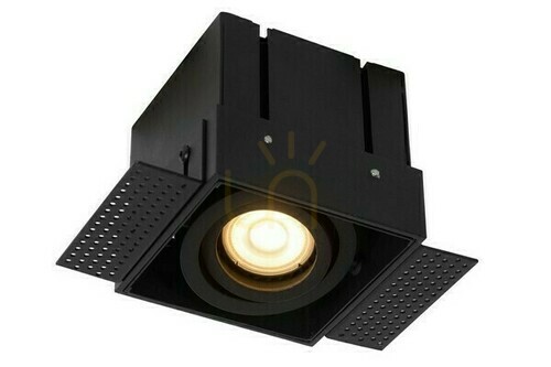 Kontrola Stropní čočka Lucide TRIMLESS černá GU10 1x50W 09925/01/30