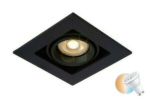 Kontrola Stropní světlo Lucide CHIMNEY černé GU10 1x 50 W IP20 09926/01/30