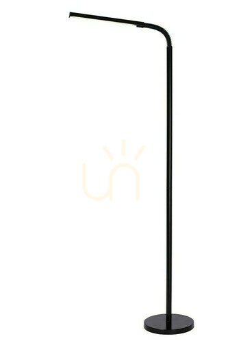 Kontrola Stojací lampa Lucide GILLY LED černá kovová, 119–153 cm 5 W