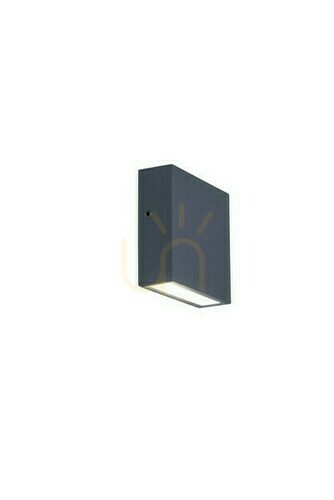 Kontrola Venkovní nástěnné LED svítidlo Lutec Gemini XF 5104001118 antracit 11 cm