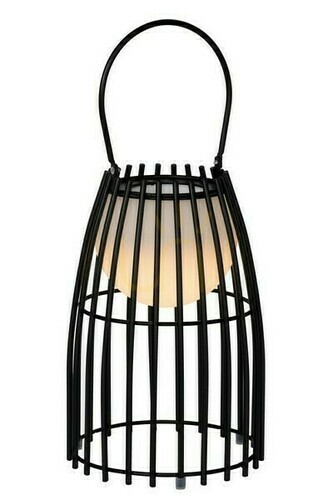 Kontrola Venkovní stojací lampa Lucide FJARA černá LED IP44 25 cm