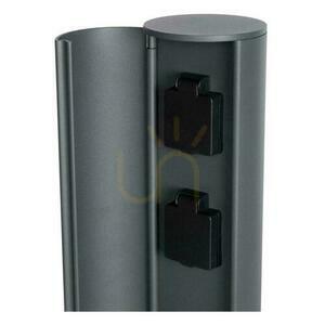 Venkovní sloupkové světlo Lucide POWERPOINT antracit 40 cm IP44 27849/12/29 small 10