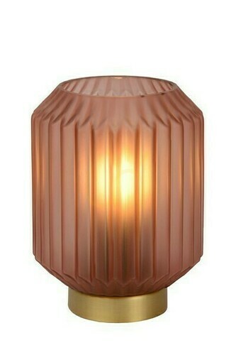 Kontrola Stolní lampa Lucide SUENO růžová zlatá E14 17 cm 45595/01/66