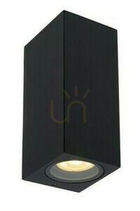 Venkovní nástěnné svítidlo Lucide ZARO černé 2×GU10 IP65 69800/02/30 small 0