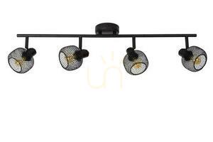 Reflektor Lucide MAREN 4x E14 černý vintage 76 cm, SKU 77978/04/30 small 1