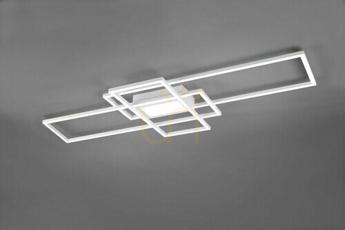 Kontrola LED stropní svítidlo Trio IRVINE 620010431, matně bílé, 60 W, 105 cm, s dálkovým ovládáním