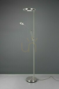 LED stojací lampa Trio BARRIE 424210307 se čtecím ramenem, matný nikl, 181 cm small 5