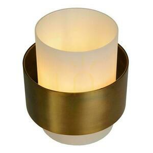 Stolní lampa Lucide FIRMIN zlatá retro sklo 22 cm E27 45597/20/02 small 4