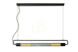 Závěsné svítidlo Lucide CALIXT černé 2xE27 vintage 122 cm small 0
