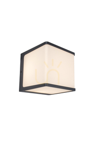 Venkovní nástěnné svítidlo Lutec DOBLO 5105001125 antracit LED 24 W IP54 small 0
