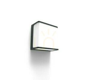 Venkovní nástěnné svítidlo Lutec DOBLO 5105003125 LED 24 W antracit 15 cm small 0