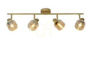 Reflektor Lucide BJORN 4xE14 zlatý retro 77979/04/02 small 0