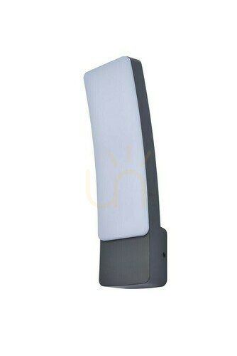 Kontrola Venkovní nástěnné svítidlo Lutec KIRA 5288909118 LED 19W antracit IP54