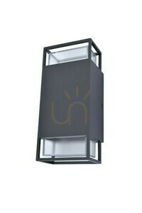 Venkovní nástěnné svítidlo Lutec RIDGE 5107101118 antracitové 2xGU10 max. 25 W IP54 small 2